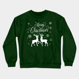 Merry Christmas deer Crewneck Sweatshirt